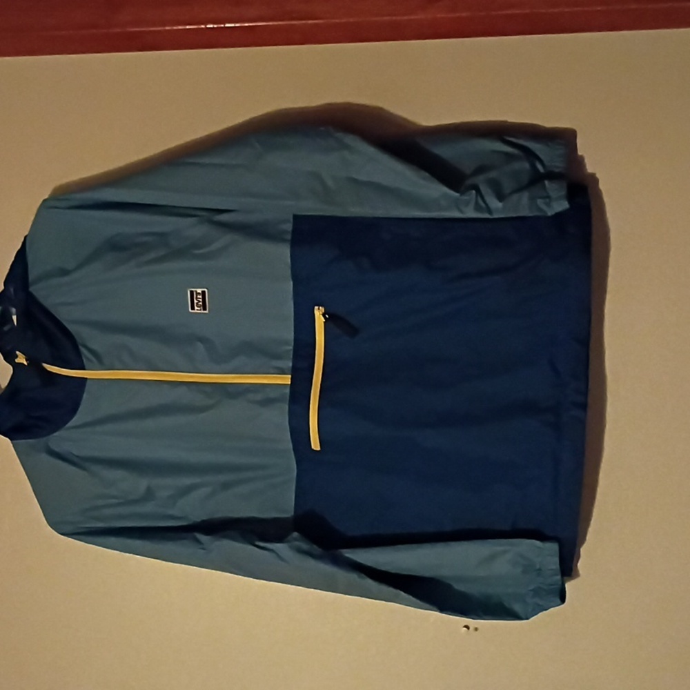 Levi's Two-Tone Blue Packable Windbreaker Jacket